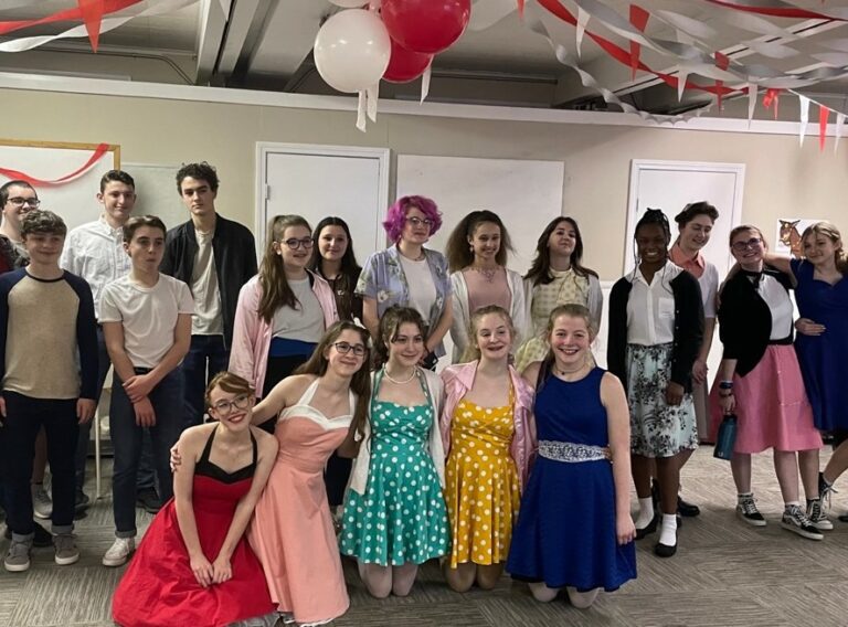 1950's party, World history class.